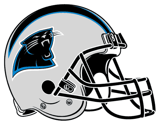 Carolina Panthers 1995-2011 Helmet DIY iron on transfer (heat transfer)